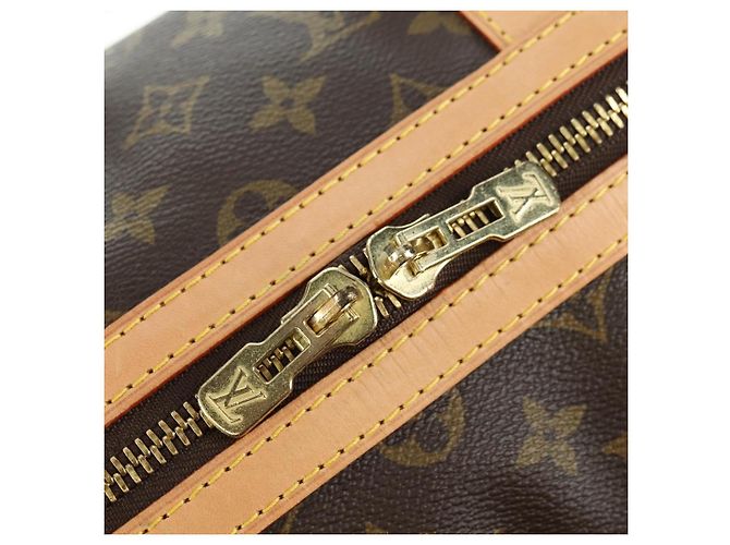 LOUIS VUITTON Monogram Sac Souple 45 Boston Bag M41624 LV Auth 177968SAV Monogramma - vista 16