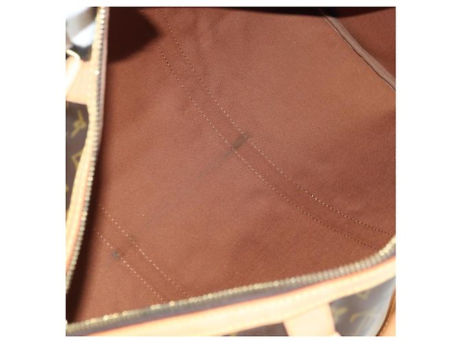 LOUIS VUITTON Monogram Sac Souple 45 Boston Bag M41624 LV Auth 177968SAV Monogramma - vista 17