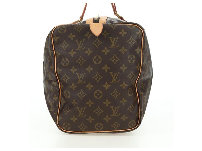LOUIS VUITTON Monogram Sac Souple 45 Boston Bag M41624 LV Auth 177968SAV Monogramma - vista 4