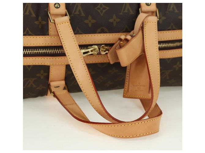 LOUIS VUITTON Monogram Sac Souple 45 Boston Bag M41624 LV Auth 177968SAV Monogramma - vista 7