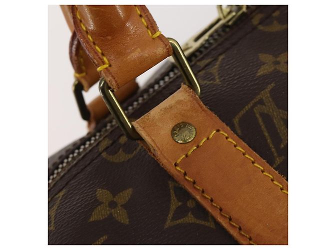 LOUIS VUITTON Monogram Keepall 50 Boston Bag M41426 LV Auth 178155 Monogramma - vista 14