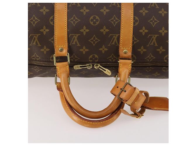 LOUIS VUITTON Monogram Keepall 50 Boston Bag M41426 LV Auth 178155 Monogramma - vista 7