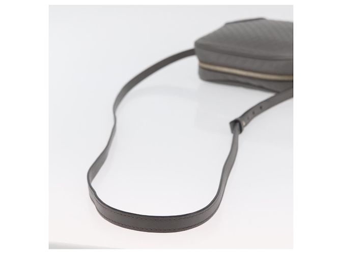 Bolso GUCCI Micro GG Canvas Guccissima de Cuero Outlet Gris Oro 449413 Auth 179640 Castaño Dorado - vista 7