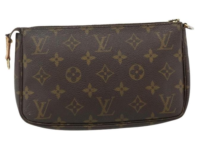 LOUIS VUITTON Monogram Pochette Accessoires Pochette M51980 LV Auth am11622 Monogramma - vista 2