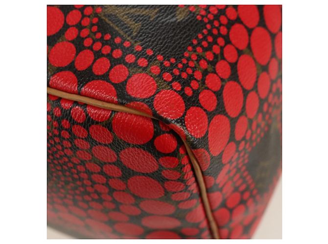 LOUIS VUITTON Dot Infinity Yayoi Kusama Speedy 30 Bag Red M40693 Auth 179418SAM Rosso Monogramma - vista 12