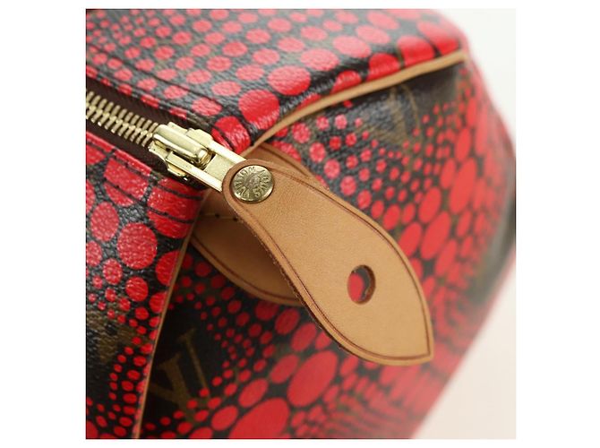 LOUIS VUITTON Dot Infinity Yayoi Kusama Speedy 30 Bag Red M40693 Auth 179418SAM Rosso Monogramma - vista 15