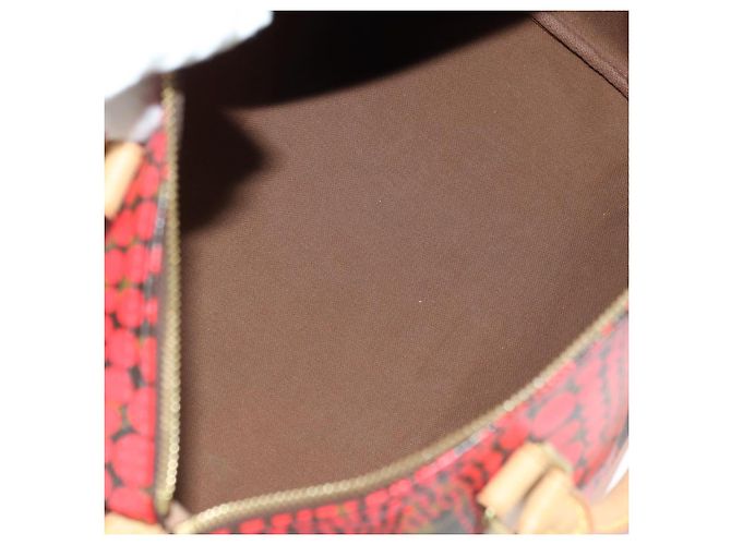 LOUIS VUITTON Dot Infinity Yayoi Kusama Speedy 30 Bag Red M40693 Auth 179418SAM Rosso Monogramma - vista 17