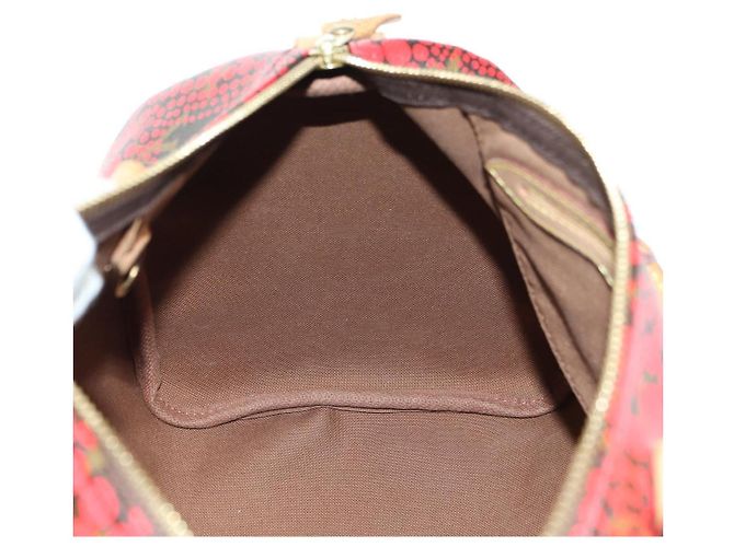LOUIS VUITTON Dot Infinity Yayoi Kusama Speedy 30 Bag Red M40693 Auth 179418SAM Rosso Monogramma - vista 18