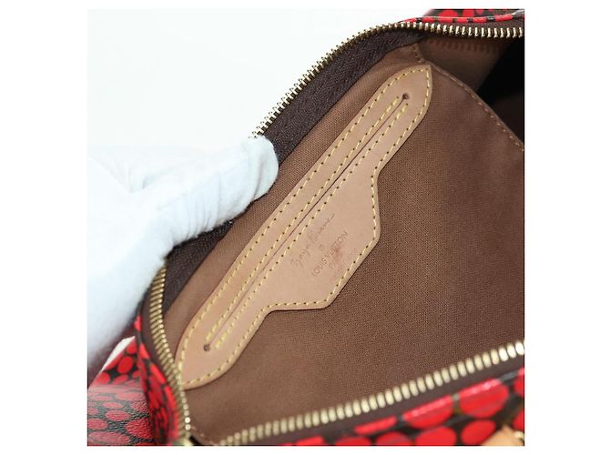 LOUIS VUITTON Dot Infinity Yayoi Kusama Speedy 30 Bag Red M40693 Auth 179418SAM Rosso Monogramma - vista 20