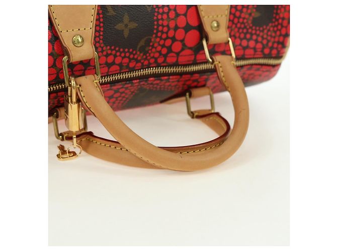 LOUIS VUITTON Dot Infinity Yayoi Kusama Speedy 30 Bag Red M40693 Auth 179418SAM Rosso Monogramma - vista 7