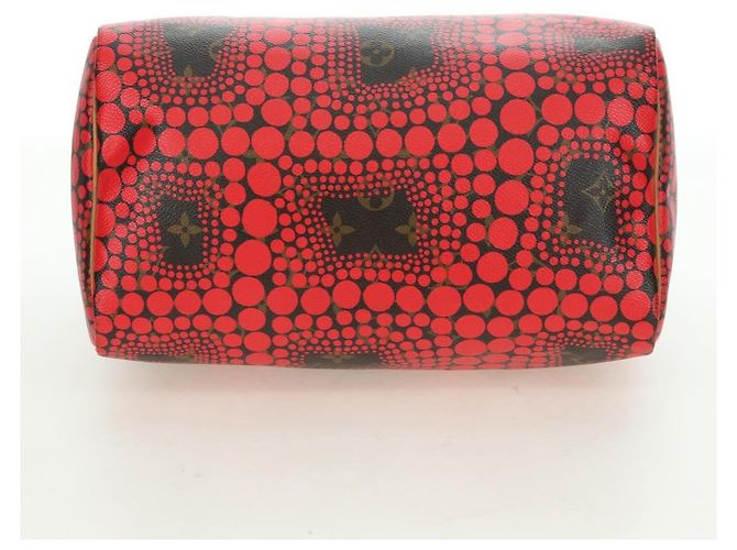 LOUIS VUITTON Dot Infinity Yayoi Kusama Speedy 30 Bag Red M40693 Auth 179418SAM Rosso Monogramma - vista 9