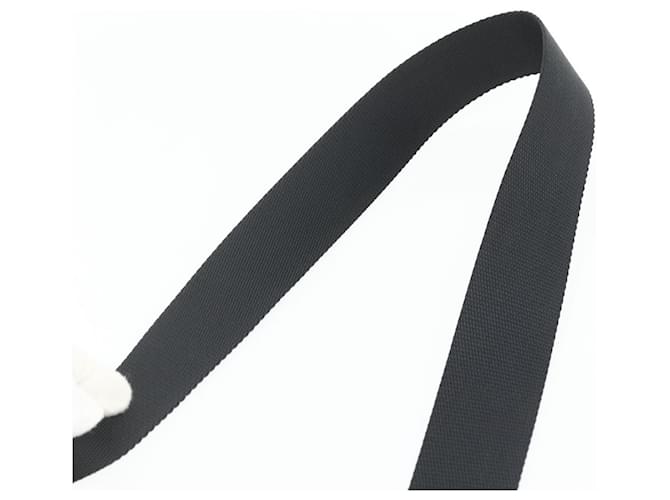 Borsa a tracolla PRADA Nylon Nero Argento Auth 180168 - vista 8