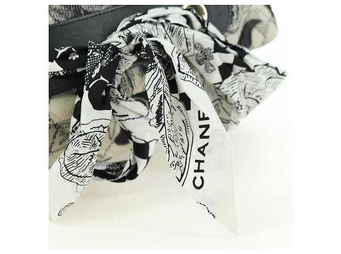 CHANEL Matelasse 25 Chain Shoulder Bag Corduroy White Gold CC Auth 178492SAM Bianco D'oro - vista 15