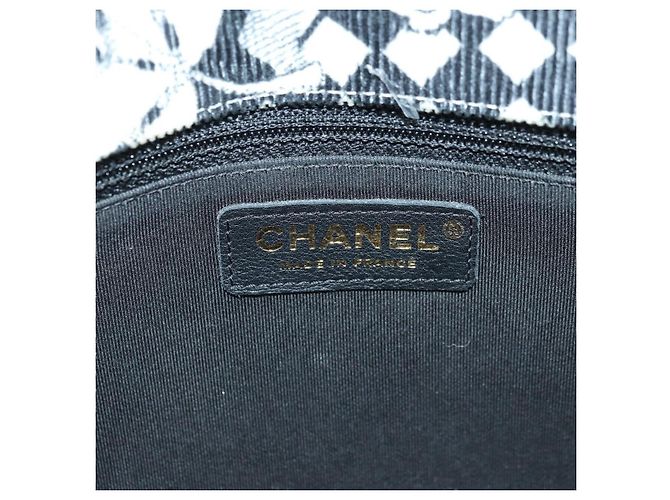 CHANEL Matelasse 25 Chain Shoulder Bag Corduroy White Gold CC Auth 178492SAM Bianco D'oro - vista 18