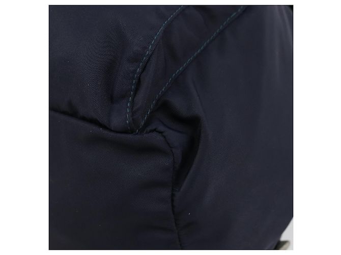 Zaino PRADA Nylon Navy Silver Auth bs34480 Argento Blu navy - vista 12