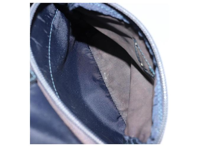 Zaino PRADA Nylon Navy Silver Auth bs34480 Argento Blu navy - vista 26