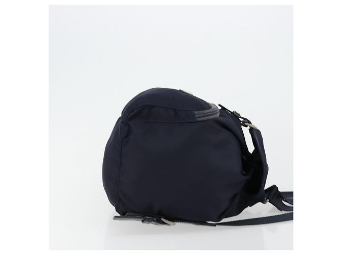 Zaino PRADA Nylon Navy Silver Auth bs34480 Argento Blu navy - vista 4