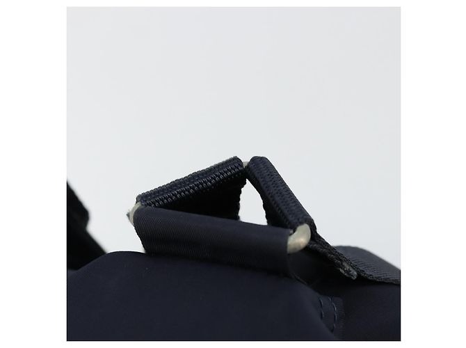 Zaino PRADA Nylon Navy Silver Auth bs34480 Argento Blu navy - vista 8