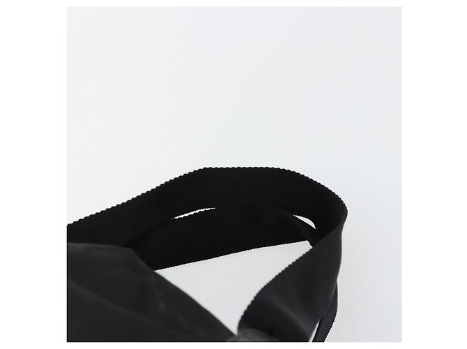Mochila PRADA Nylon Plata Negro Auth bs34742 - vista 10