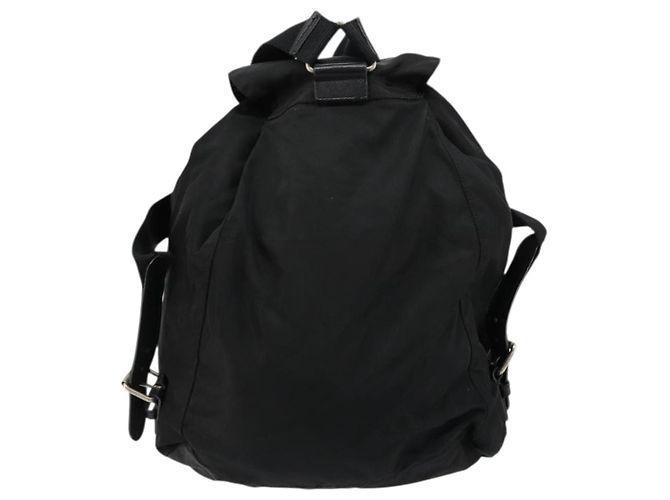 Mochila PRADA Nylon Plata Negro Auth bs34742 - vista 3