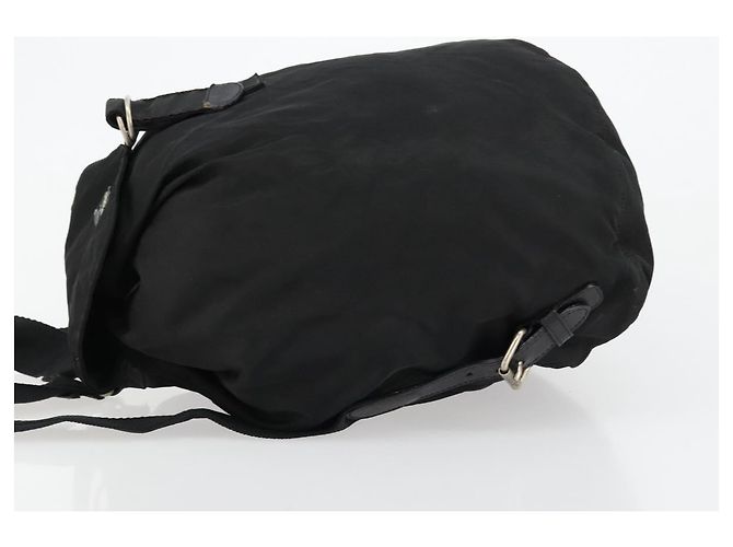 Mochila PRADA Nylon Plata Negro Auth bs34742 - vista 5