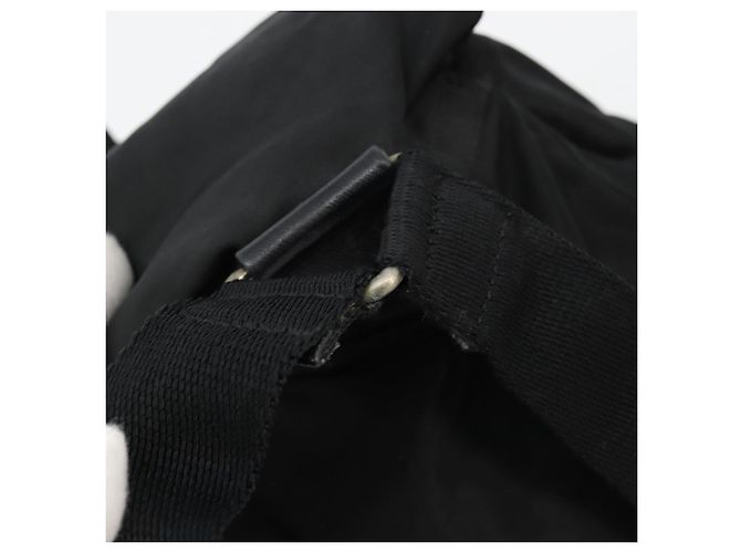 Mochila PRADA Nylon Plata Negro Auth bs34742 - vista 7