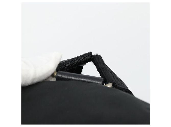 Mochila PRADA Nylon Plata Negro Auth bs34742 - vista 8