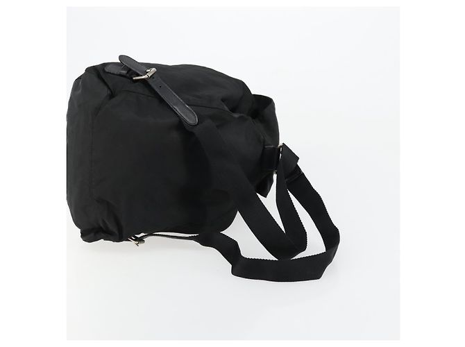 Mochila PRADA Nylon Plata Negro Auth bs34742 - vista 9