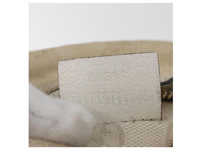 Marsupio GUCCI GG Canvas Sherry Line White Gold 28566 Auth 180206 Bianco D'oro - vista 24