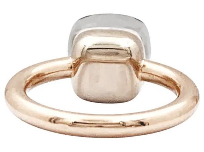 Anello Pomellato, "Nudo Classique", due ori e topazio bianco. - vista 4