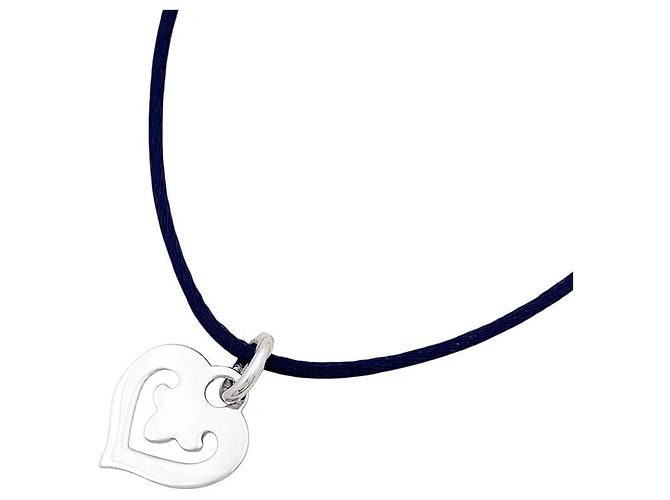 Pendente O.J. Perrin, "Cuore Leggenda", oro bianco. - vista 4