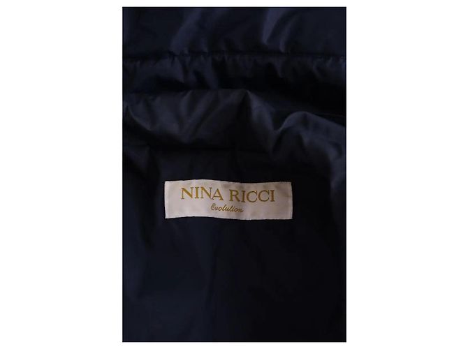 Nina Ricci Piumino blu navy - vista 5