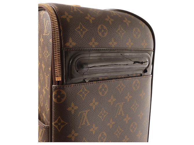 Borsa da Viaggio Louis Vuitton Pegase 65 Monogram Canvas Marrone M23295 - vista 3