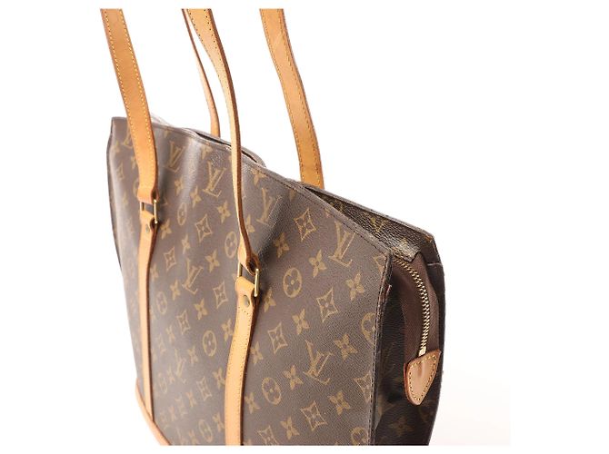 Borsa a tracolla Louis Vuitton Babylone Classic Monogram Canvas marrone M51102 - vista 3