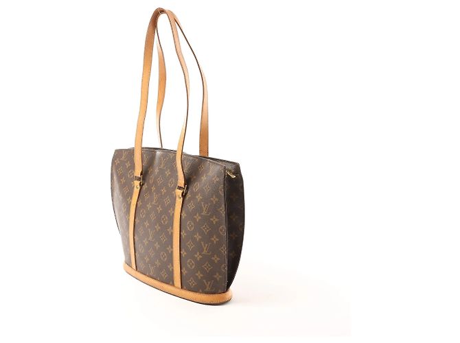 Borsa a tracolla Louis Vuitton Babylone Classic Monogram Canvas marrone M51102 - vista 4