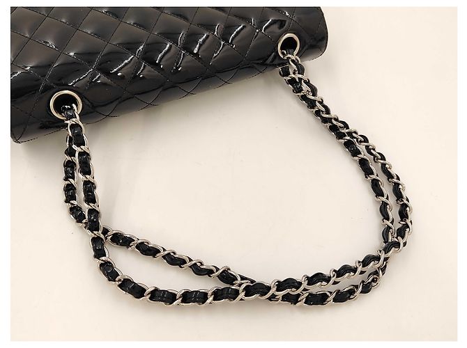 Chanel Timeless - Borsa Classic Double Flap in agnello trapuntato Medium Nero - vista 3
