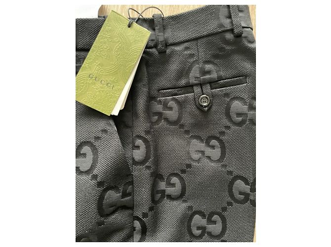 Completo Gucci Monogram - Blazer IT42 e Pantalone IT38 Nero - vista 10