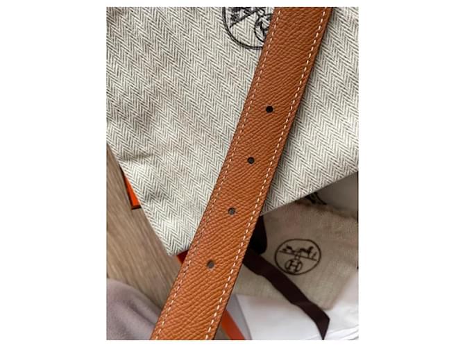Hermès Gamma Wendegürtel 24mm Braun Schwarz - Ansicht 5