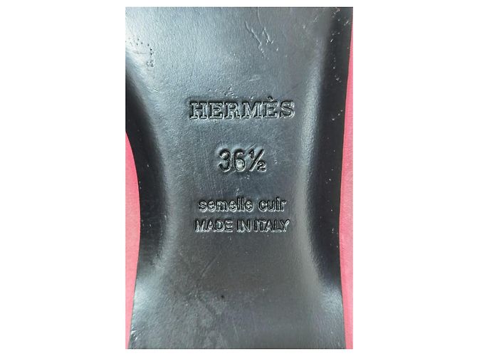 Hermès Bailarinas de ante rosa - vista 16