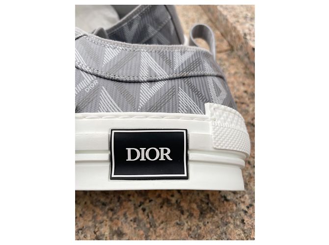Dior B23 CD Diamond Sneakers Basse Grigio - vista 2