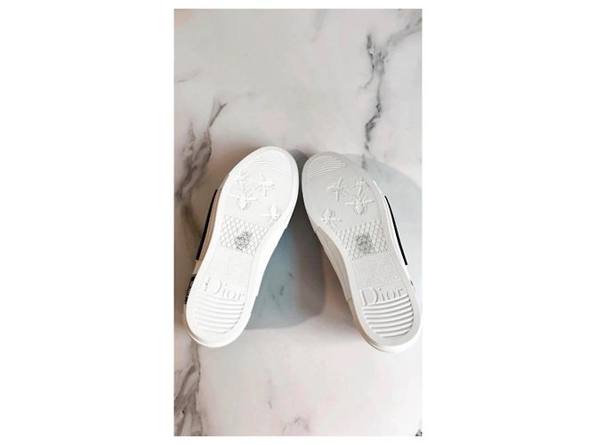 Dior B23 CD Diamond Sneakers Basse Grigio - vista 4