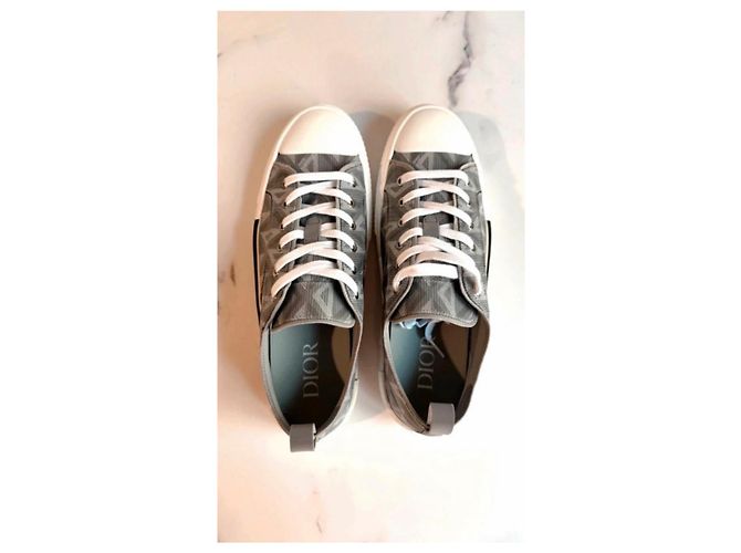 Dior B23 CD Diamond Sneakers Basse Grigio - vista 8