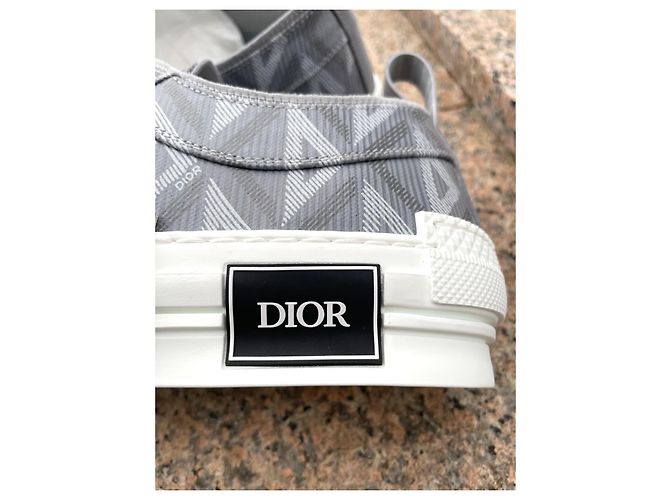Dior B23 CD Diamond Sneakers Basse Grigio - vista 12