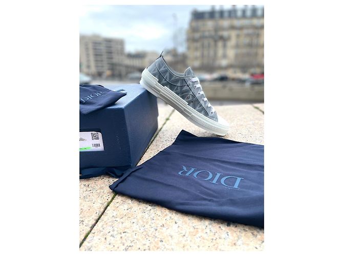 Dior B23 CD Diamond Sneakers Basse Grigio - vista 3