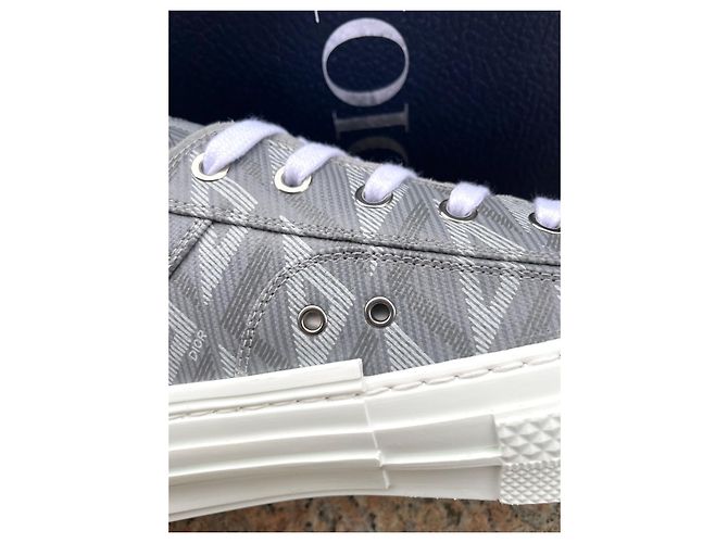 Dior B23 CD Diamond Sneakers Basse Grigio - vista 4
