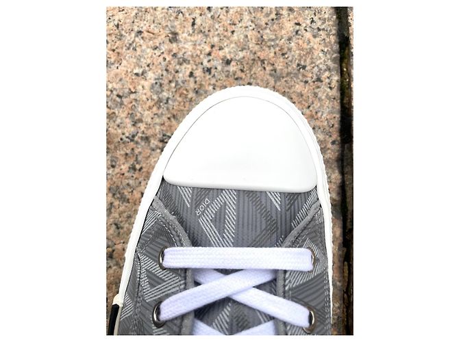 Dior B23 CD Diamond Sneakers Basse Grigio - vista 7