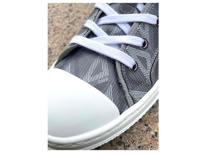 Dior B23 CD Diamond Sneakers Basse Grigio - vista 8