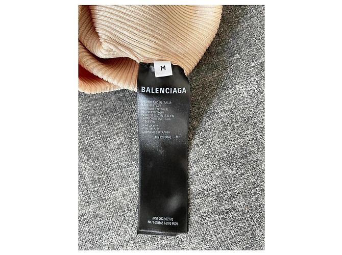 Balenciaga Rippstrickpullover - Beige - Ansicht 4