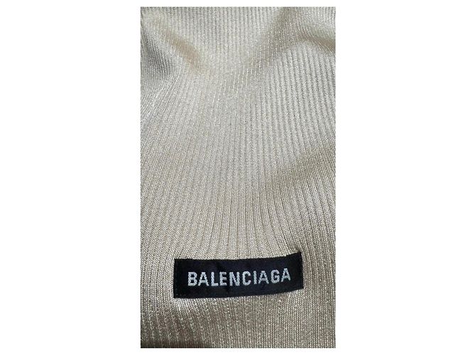 Balenciaga Rippstrickpullover - Beige - Ansicht 9