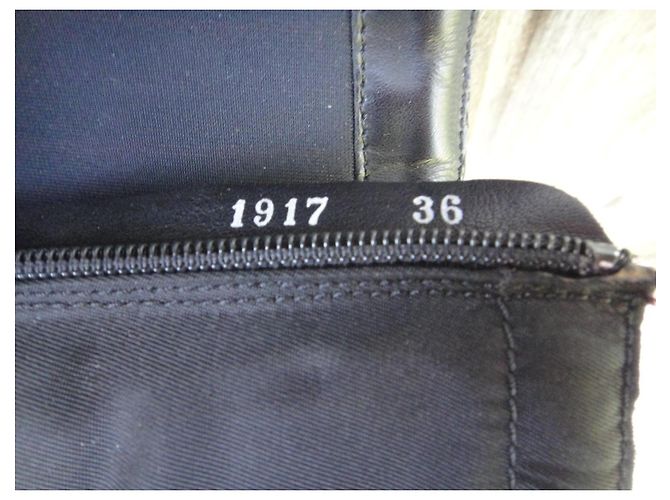 Botas Prada de cuero y nylon Negro - vista 7